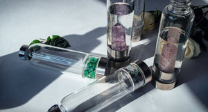 crystal infused water bottles