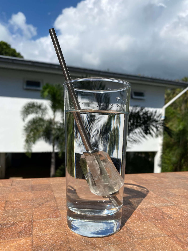 Smoky Quartz Straw